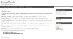 Desktop Screenshot of blancoespana.com
