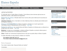 Tablet Screenshot of blancoespana.com